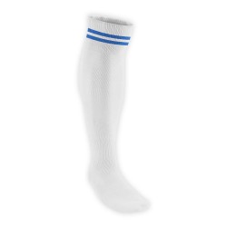 Chaussettes Rugby Pro 2 filets Blanc/Roy JICEGA