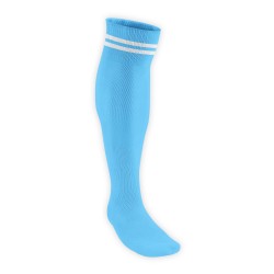 Chaussettes Rugby Pro 2 filets Ciel/Blanc JICEGA