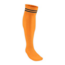 Chaussettes Rugby Pro 2 filets Orange/Noir JICEGA