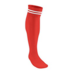 Chaussettes Rugby Pro 2 filets Rouge/Blanc JICEGA