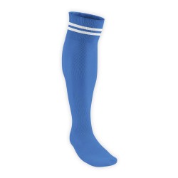 Chaussettes Rugby Pro 2 filets Roy/Blanc JICEGA