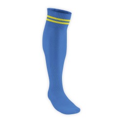 Chaussettes Rugby Pro 2 filets Roy/jaune JICEGA