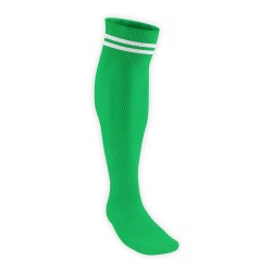 Chaussettes Rugby Pro 2 filets Vert/Blanc JICEGA