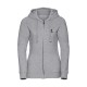 Sweat zippé Femme BRISBANE Gris