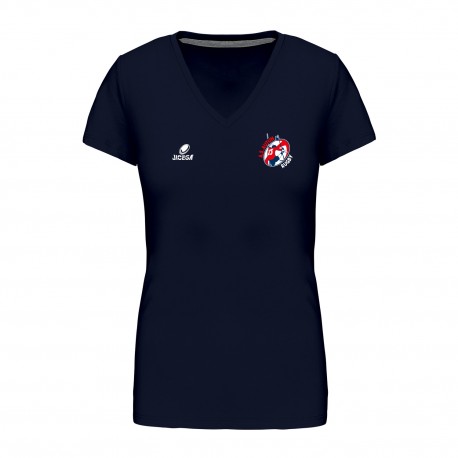 Tee-shirt BRISTOL COL V FEMME AS AUTUN