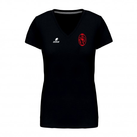 Tee shirt BRISTOL COL V femme RCD LOUHANS