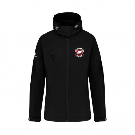 Veste Softshell NEWPORT à capuche Femme AS LUYNES RUGBY